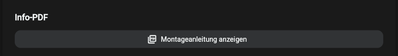 Baustein Festes PDF beim Ausfüllen in der App-Webansicht mit dem Button Montageanleitung anzeigen